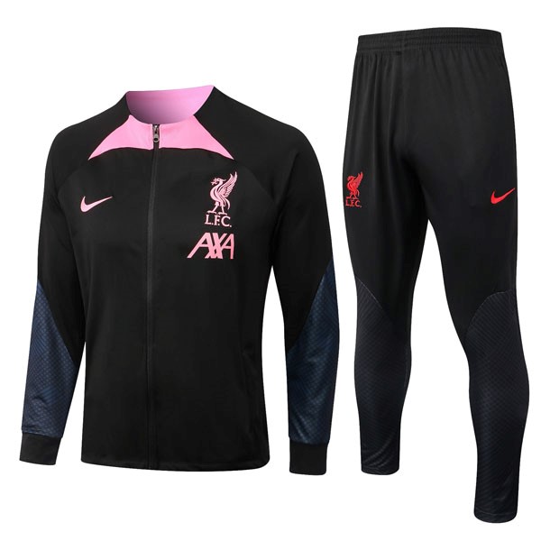 Trainingsanzug Liverpool 2023 Schwarz Pink